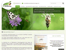 Tablet Screenshot of laboratoireecoentomologie.com